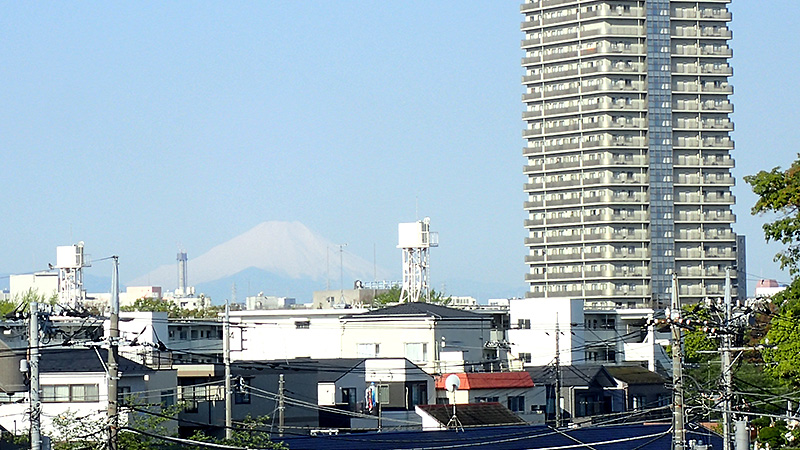 赤羽から富士山