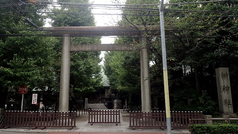 第六天榊神社の鳥居